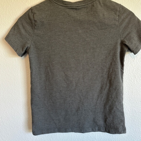 Cat & Jack Gray and Green Earth Graphic Tee Short Sleeve - Picture 3 of 4